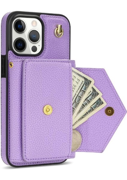 IPhone 15 Pro Akordeon Kart Durumda Koruyucu Kapak Pu ile Uyumlu (Yurt Dışından) modelleri
