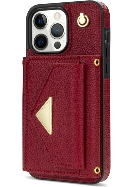 IPhone 15 Pro Akordeon Kart Durumda Koruyucu Kapak Pu ile Uyumlu (Yurt Dışından) indirimleri