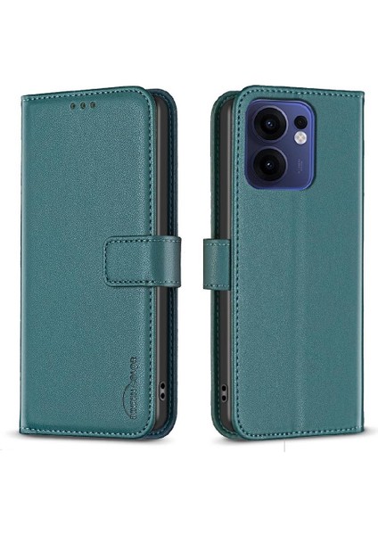 Oppo Reno 13F Cüzdan Çok Renkli Deri Çanta Çoklu Kart Için Flip Case (Yurt Dışından)