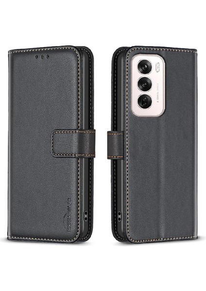 Oppo Reno 12 5g Deri Çanta Çok Renkli Çoklu Kart Yuvası Için Flip Case (Yurt Dışından) indirimleri