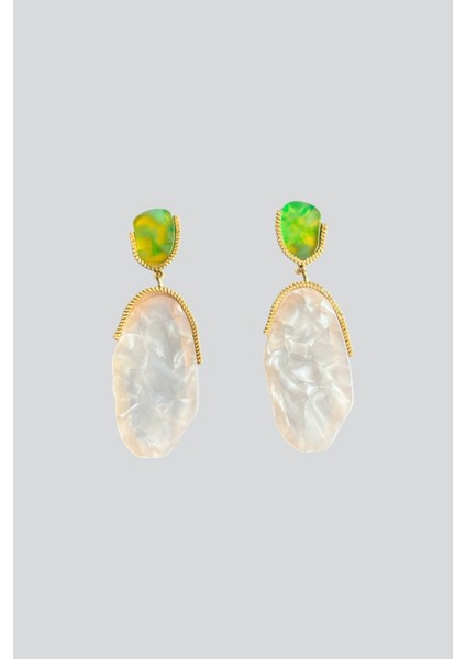 Sallantılı Oval Küpe