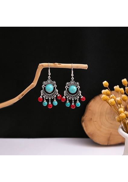 Bohem Uzun Püsküllü Metal Küpeler - Çarpıcı Etnik Stil Yeni Moda (Yurt Dışından)