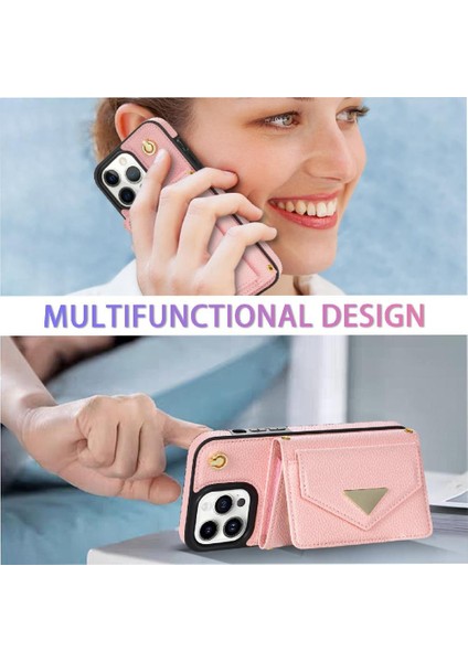 IPhone 14 Pro Max Akordeon Kart Durumda Flip Cüzdan Durumda Pu ile Uyumlu (Yurt Dışından) fırsatları