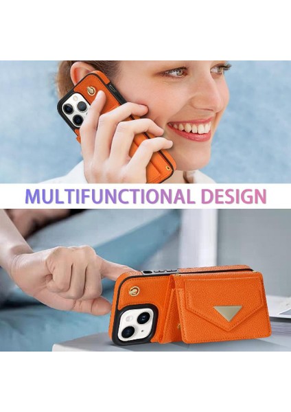 IPhone 14 Akordeon Kart Durumda Kart Tutun Flip Cüzdan Kılıf ile Uyumlu (Yurt Dışından) fiyatları