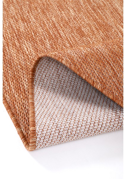 Tema 9038 Turuncu Sisal Hasır Iç Dış Mekan Kilim Dekoratif Bahçe Balkon Salon Halısı fiyatları