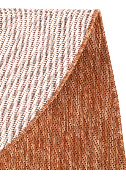 Tema 9038 Turuncu Sisal Hasır Iç Dış Mekan Kilim Dekoratif Bahçe Balkon Salon Halısı modelleri