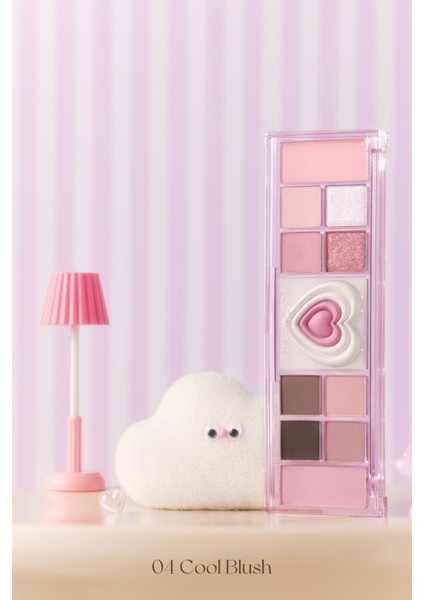 Çok Fonksiyonlu Makyaj Paleti PERIPERA All Take Mood Like Palette (#04 Cool Blush) (Night Peri)