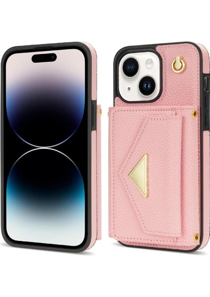 IPhone 15 Artı Akordeon Kart Durumda Kart Tutun Flip Cüzdan ile Uyumlu (Yurt Dışından)
