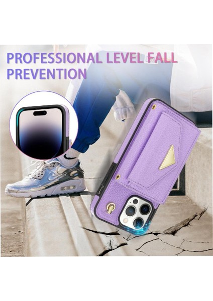 IPhone 14 Pro Max Akordeon Kart Durumda Flip Cüzdan Durumda Pu ile Uyumlu (Yurt Dışından) fırsatları