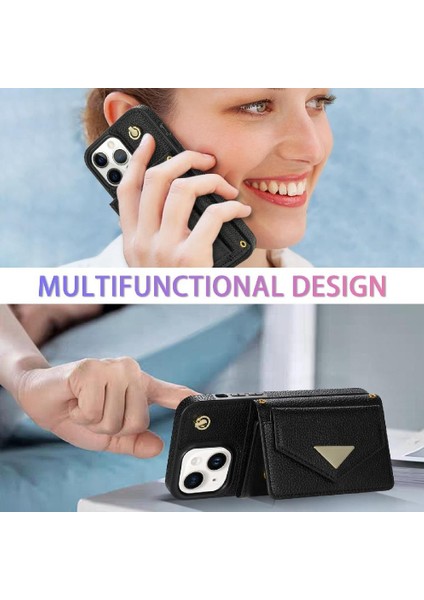 IPhone 14 Akordeon Kart Durumda Kart Tutun Flip Cüzdan Kılıf ile Uyumlu (Yurt Dışından) fiyatları