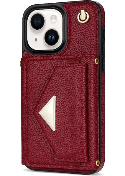 IPhone 14 Akordeon Kart Durumda Kart Tutun Flip Cüzdan Kılıf ile Uyumlu (Yurt Dışından) indirimleri