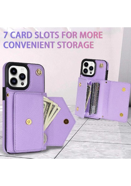 IPhone 14 Pro Akordeon Kart Durumda Flip Cüzdan Durumda Kapatma ile Uyumlu (Yurt Dışından) fiyatları