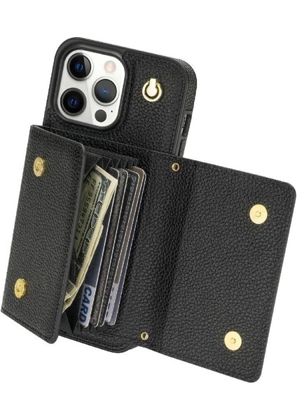 IPhone 12 Pro Max Akordeon Kart Durumda Manyetik Kapatma Pu ile Uyumlu (Yurt Dışından) fiyatları