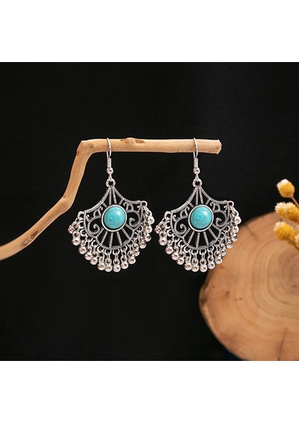 Bohem Uzun Püsküllü Metal Küpeler - Çarpıcı Etnik Stil Yeni Moda (Yurt Dışından)
