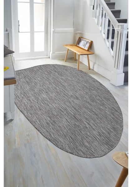 Tema 9035 Gri Sisal Hasır Iç Dış Mekan Kilim Dekoratif Bahçe Balkon Salon Halısı
