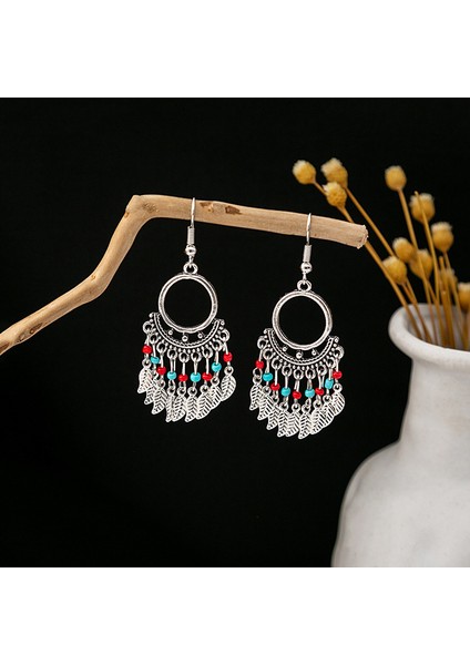 Bohem Uzun Püsküllü Metal Küpeler - Çarpıcı Etnik Stil Yeni Moda (Yurt Dışından)