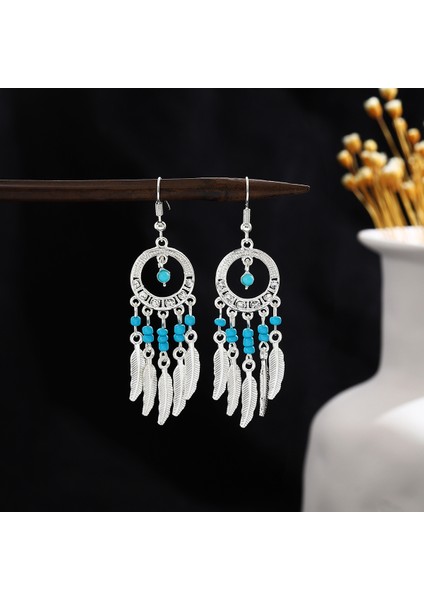 Bohem Uzun Püsküllü Metal Küpeler - Çarpıcı Etnik Stil Yeni Moda (Yurt Dışından)