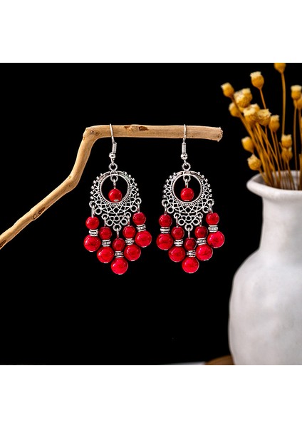 Bohem Uzun Püsküllü Metal Küpeler - Çarpıcı Etnik Stil Yeni Moda (Yurt Dışından)