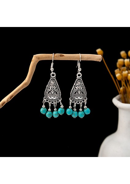 Bohem Uzun Püsküllü Metal Küpeler - Çarpıcı Etnik Stil Yeni Moda (Yurt Dışından)