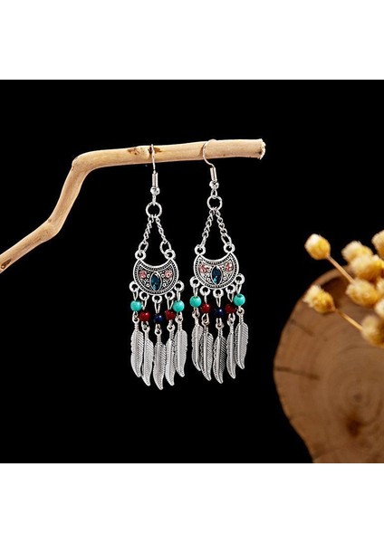 Bohem Uzun Püsküllü Metal Küpeler - Çarpıcı Etnik Stil Yeni Moda (Yurt Dışından)