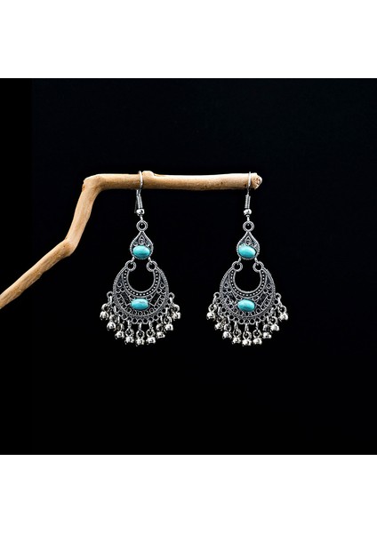 Bohem Uzun Püsküllü Metal Küpeler - Çarpıcı Etnik Stil Yeni Moda (Yurt Dışından)