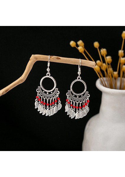 Bohem Uzun Püsküllü Metal Küpeler - Çarpıcı Etnik Stil Yeni Moda (Yurt Dışından)