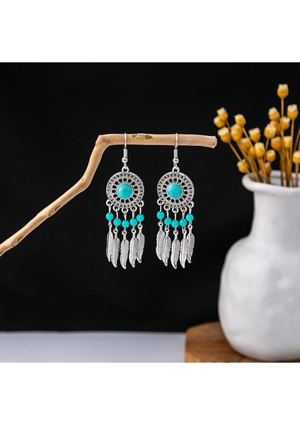 Bohem Uzun Püsküllü Metal Küpeler - Çarpıcı Etnik Stil Yeni Moda (Yurt Dışından)