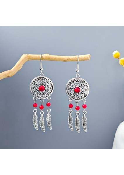 Bohem Uzun Püsküllü Metal Küpeler - Çarpıcı Etnik Stil Yeni Moda (Yurt Dışından)