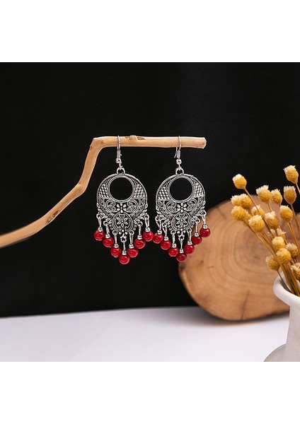 Bohem Uzun Püsküllü Metal Küpeler - Çarpıcı Etnik Stil Yeni Moda (Yurt Dışından)