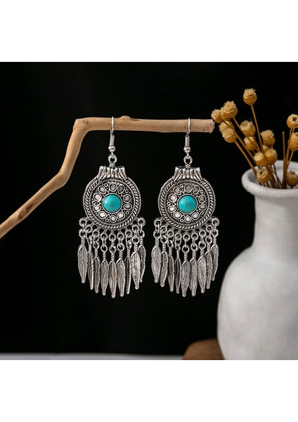 Bohem Uzun Püsküllü Metal Küpeler - Çarpıcı Etnik Stil Yeni Moda (Yurt Dışından)