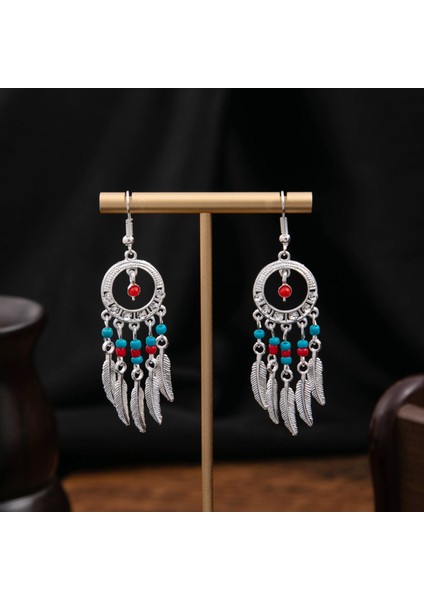 Bohem Uzun Püsküllü Metal Küpeler - Çarpıcı Etnik Stil Yeni Moda (Yurt Dışından)