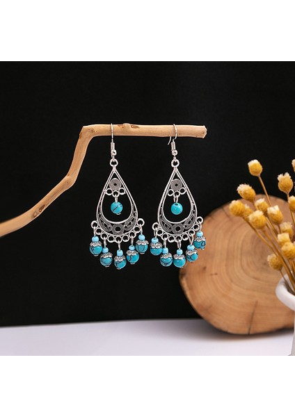 Bohem Uzun Püsküllü Metal Küpeler - Çarpıcı Etnik Stil Yeni Moda (Yurt Dışından)