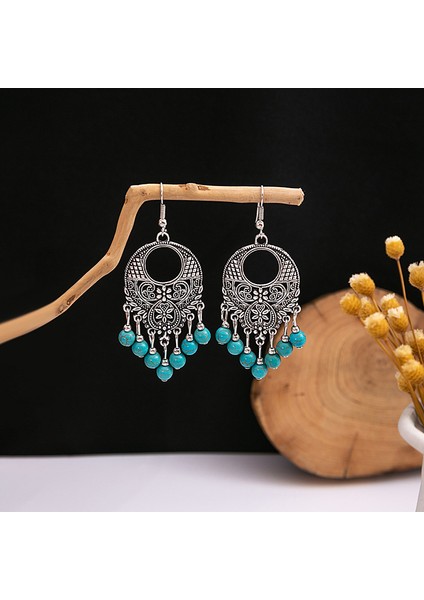 Bohem Uzun Püsküllü Metal Küpeler - Çarpıcı Etnik Stil Yeni Moda (Yurt Dışından)