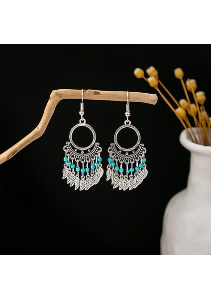 Bohem Uzun Püsküllü Metal Küpeler - Çarpıcı Etnik Stil Yeni Moda (Yurt Dışından)