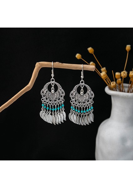 Bohem Uzun Püsküllü Metal Küpeler - Çarpıcı Etnik Stil Yeni Moda (Yurt Dışından)