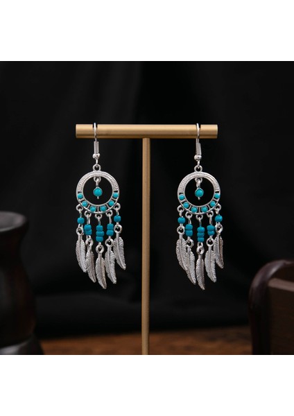 Bohem Uzun Püsküllü Metal Küpeler - Çarpıcı Etnik Stil Yeni Moda (Yurt Dışından)