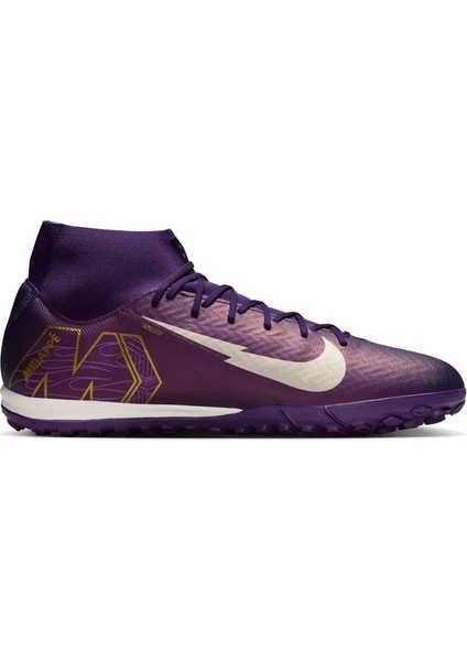 Mercurial Superfly 10 Mbappé Tf Erkek Mor Halı Saha Ayakkabısı FQ8333-500