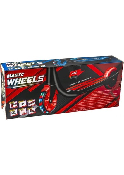 Işıklı 2 Teker Scooter Pembe - Mavi- Kırmızı fiyatları