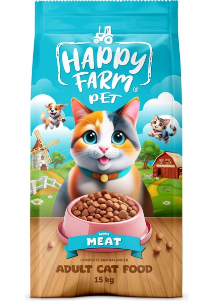 Etli Kedi Maması 15KG