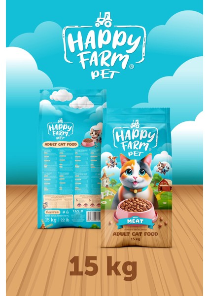 Etli Kedi Maması 15KG