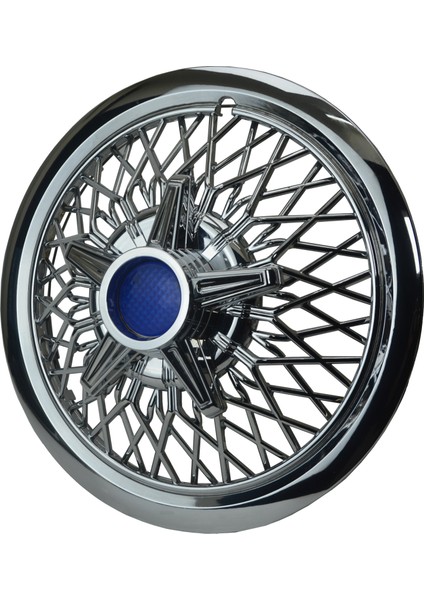 Jant Kapağı Kırılmaz Telli Yıldız Fırfırlı Mavi 12" Abs Krom Paslanmaz 4'lü (Takım Olarak) modelleri