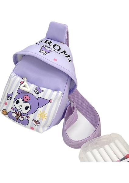 Çocuk El Çantası Omuz Crossbody Küçük Çanta Sevimli Eğlence Bozuk Para Cüzdanı Moda Küçük Göğüs Çantası (Yurt Dışından)