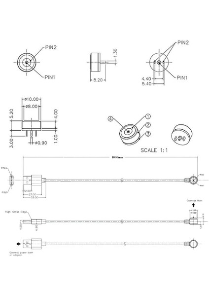 2-Pin 10MM 90C Kablolu Pogo Pin Manyetik Konnektör Takımı - USB Soketli fiyatları