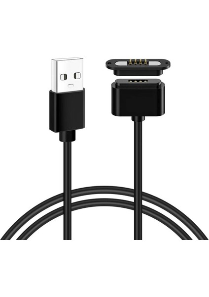 4-Pin 2mm Kablolu Pogo Pin Manyetik Konnektör Takımı - USB Soketli