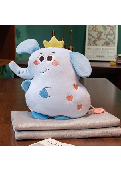 Şifalı Bebekler 2'si 1 Arada | Ofis Kanepe Uyuklama Cihazı Taşınabilir Sıcak Battaniye Hediye (Yurt Dışından)