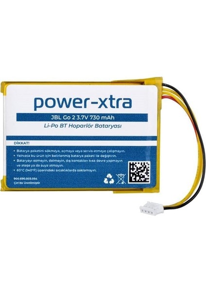 - Jbl Go2 - 3.7V 730MAH Li-Po Hoparlör Bataryası