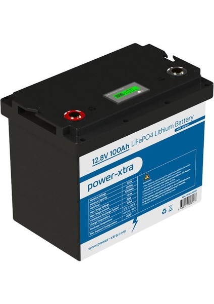 12.8V 100AH Lifepo4 Akü - Ekranlı