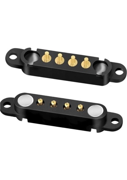 LK-4PIN-2340404 4-Pin 2.54MM Pogo Pin Manyetik Konnektör Takımı - Kulaklı