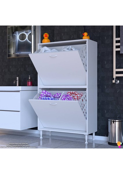 70X138X32,5 cm Gizli 4 Gözlü Sepetli Organizatör Mutfak Dolabı Çok Amaçlı Dolap modelleri
