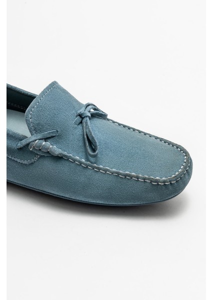 Mavi Deri Erkek Günlük Ayakkabı modelleri